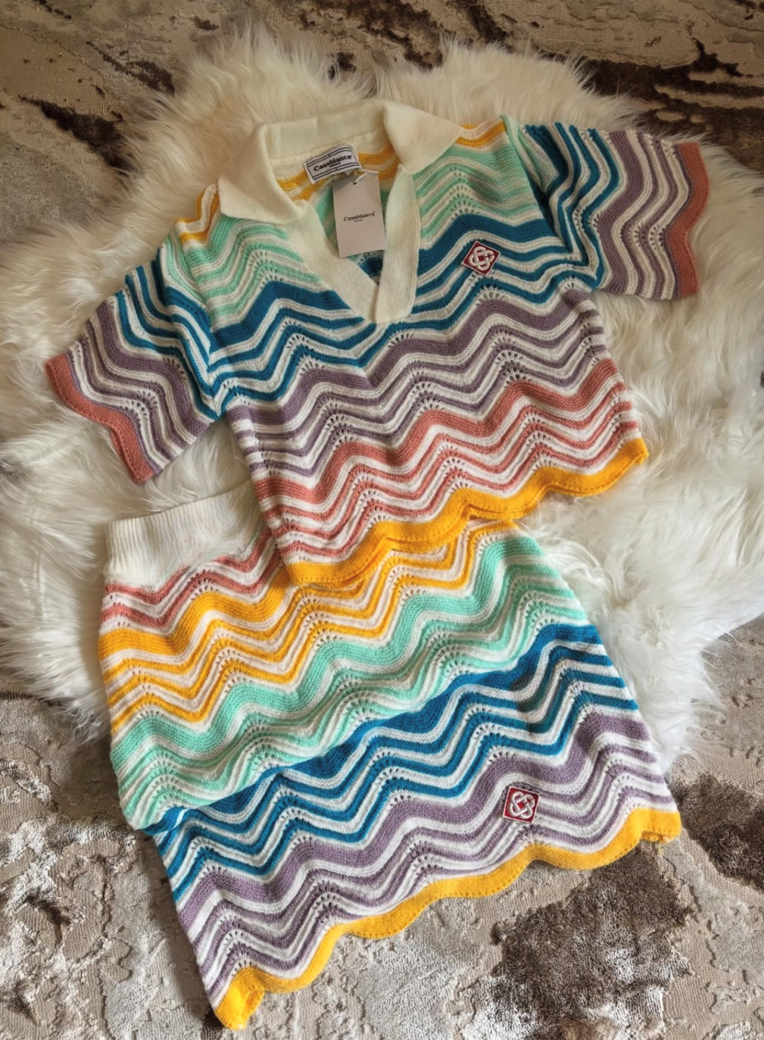 Casablanca two piece pastel