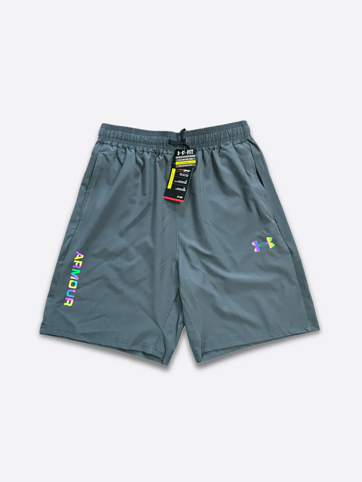 UNDER ARMOR FLUORESCENT SHORT GRAY