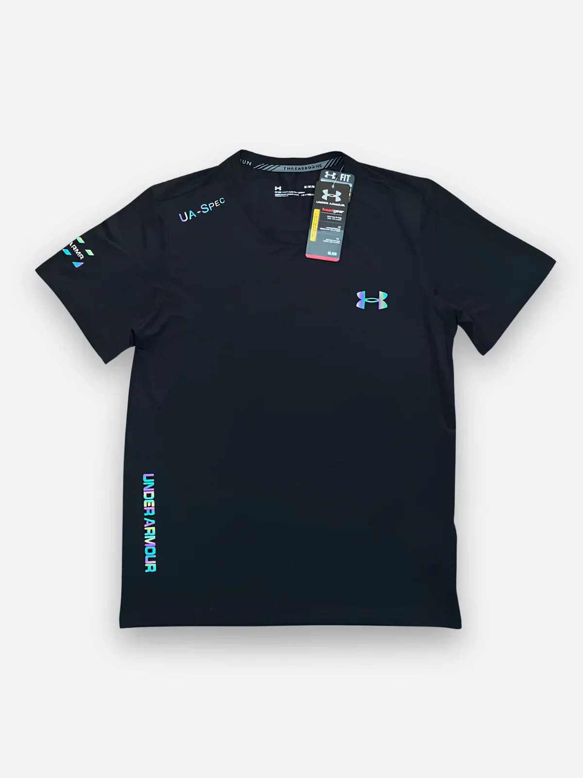 UNDER ARMOR FLUORESCENT T-SHIRT BLACK