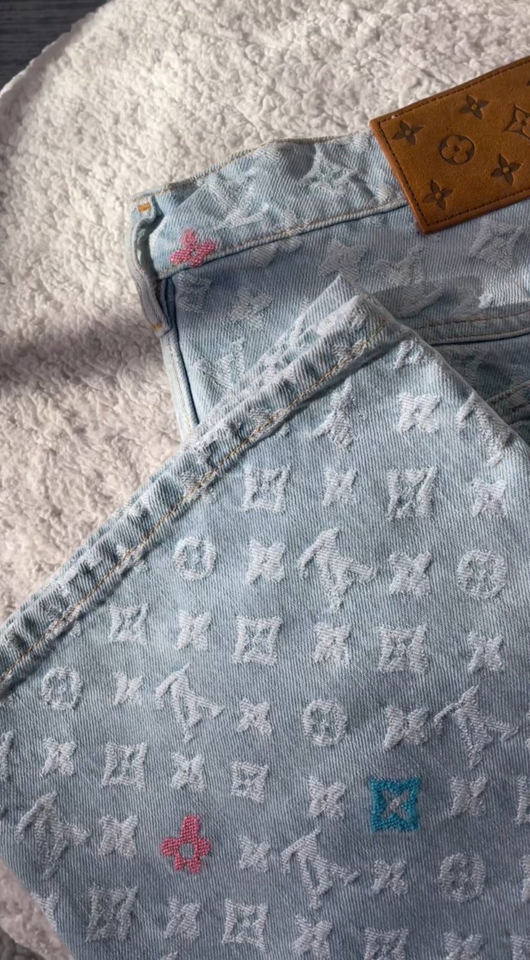 LV Monogram jeans