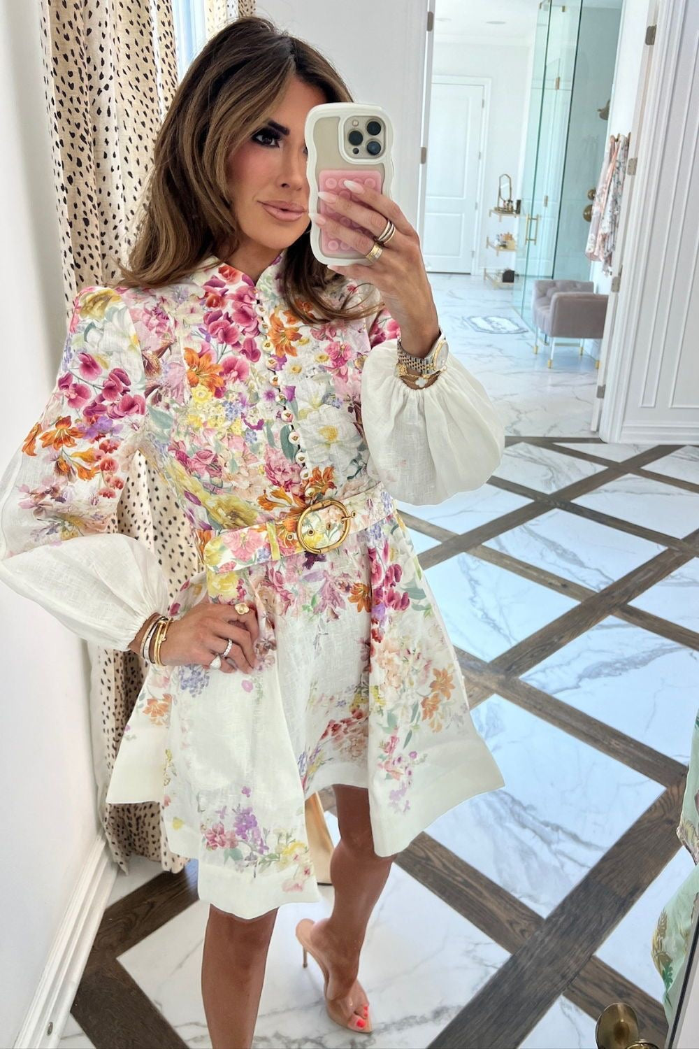 ZIMMERMAN DRESS SUMMER FLOWERS