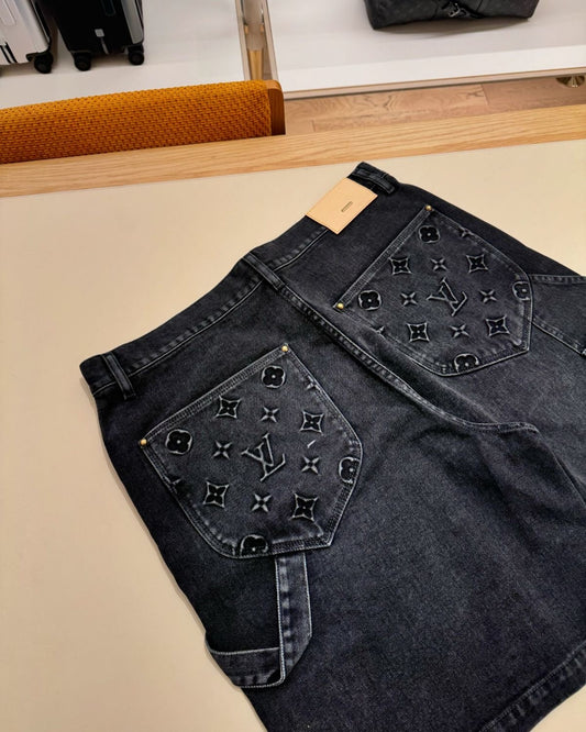 LV carpenter denim jeans black