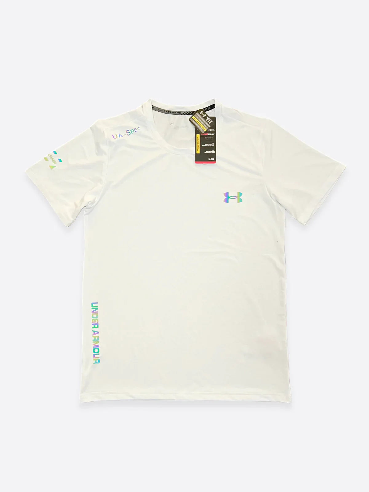 UNDER ARMOR FLUORESCENT T-SHIRT WHITE