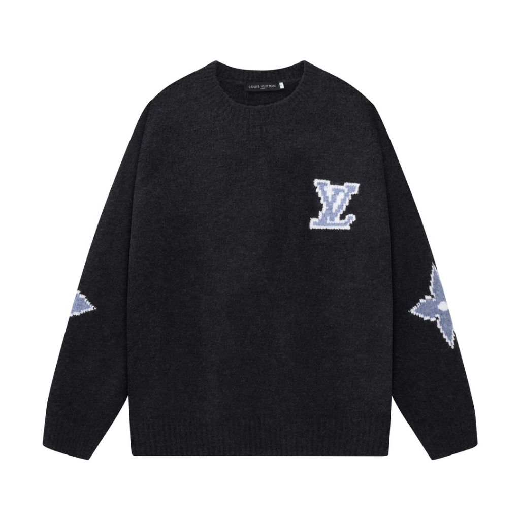 LV SWEATER BLACK &amp; BLUE