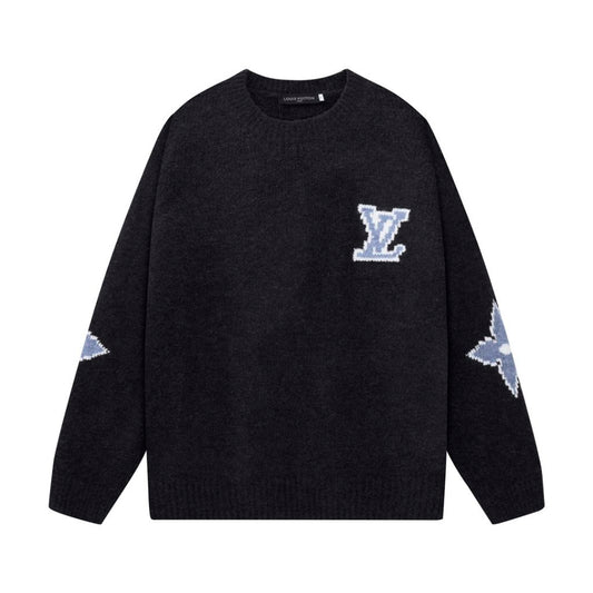 LV SWEATER BLACK &amp; BLUE