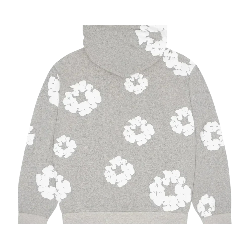 DENIM TEARS THE COTTON WREATH HOODIE GRAY