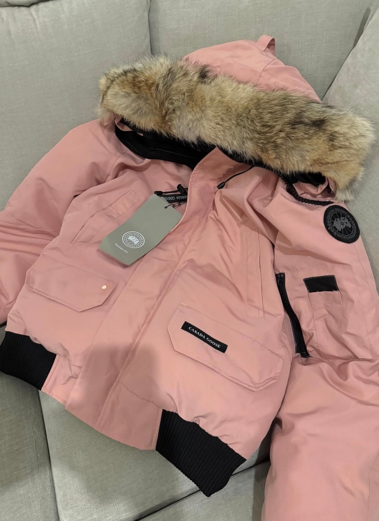 CANADA GOOSE PINK COAT