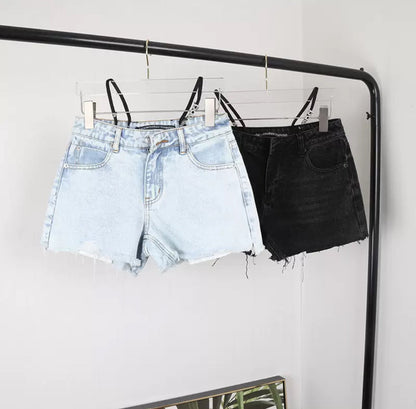 Wang denim shorts