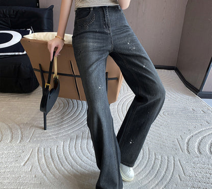 LV diamonds jeans black/denim