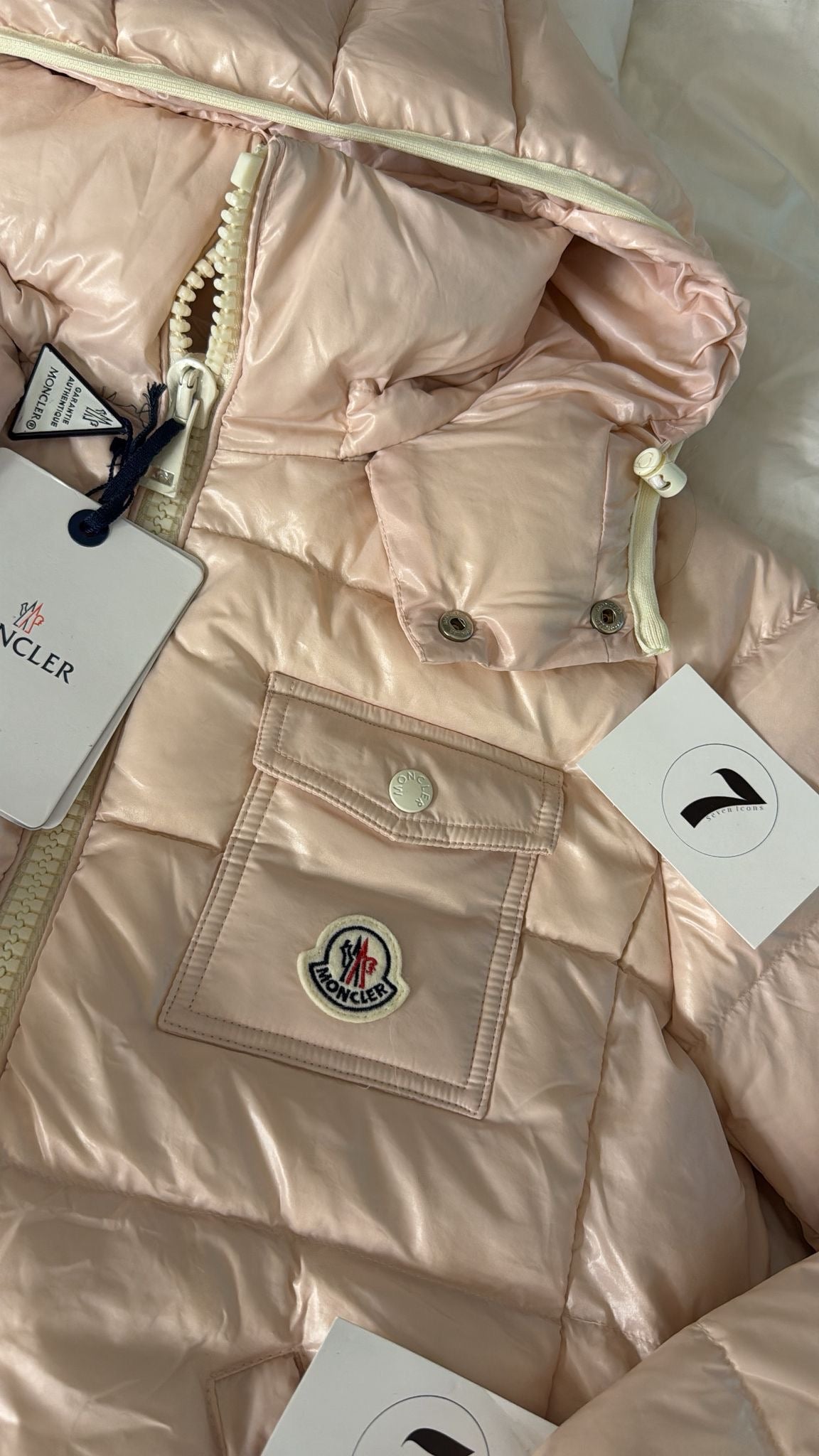 BABY PINK ICE MONCLER JACKET
