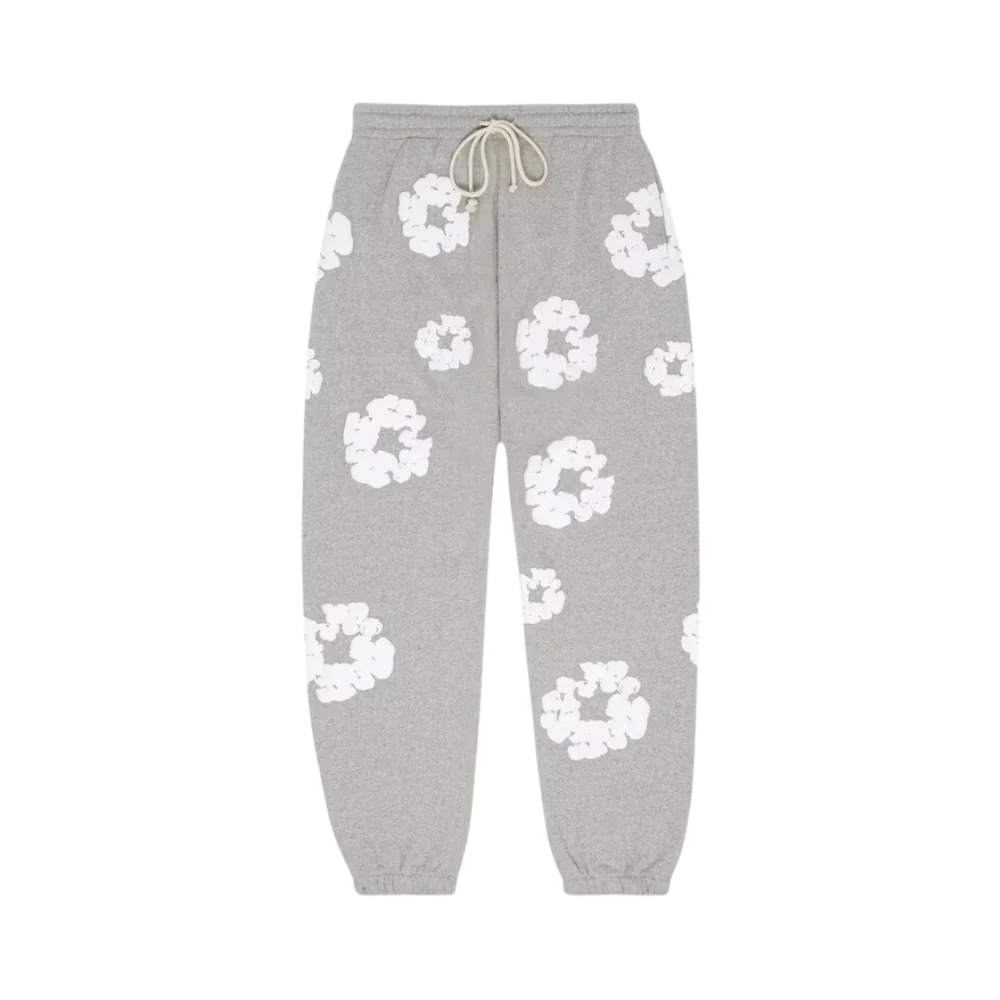 DENIM TEARS THE COTTON WREATH SWEATPANTS GRAY