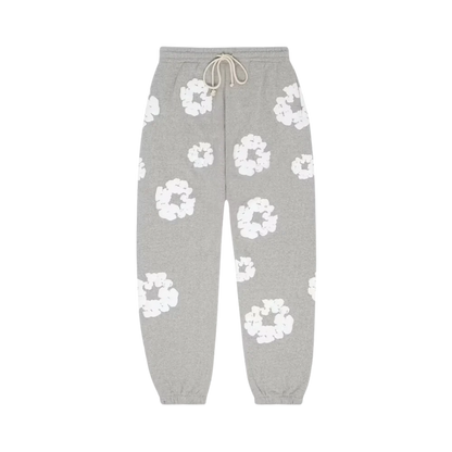 DENIM TEARS THE COTTON WREATH SWEATPANTS GRAY