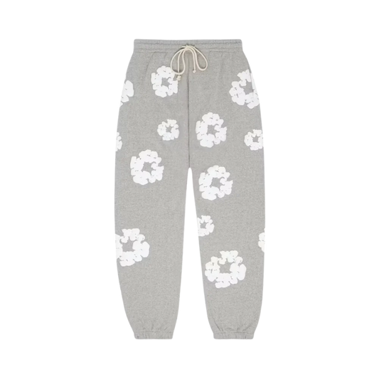 DENIM TEARS THE COTTON WREATH SWEATPANTS GRAY