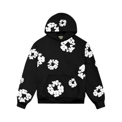 DENIM TEARS THE COTTON WREATH HOODIE BLACK