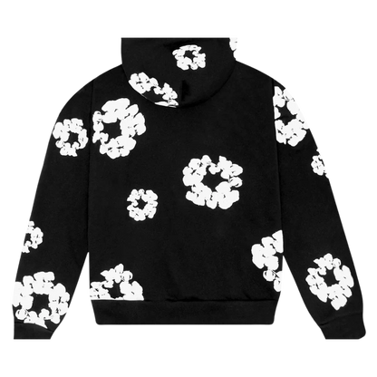 DENIM TEARS THE COTTON WREATH HOODIE BLACK