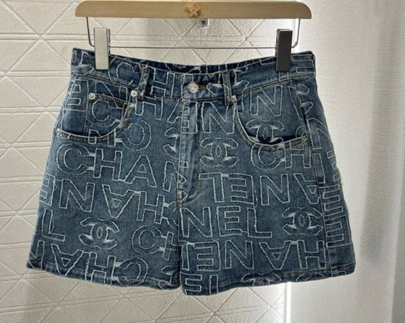 CC denim shorts