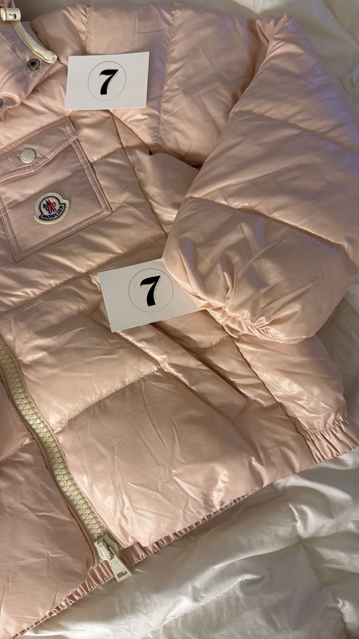 BABY PINK ICE MONCLER JACKET