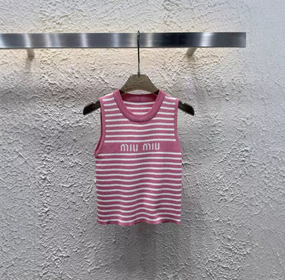 MIU MIU TANK TOP STRIPES