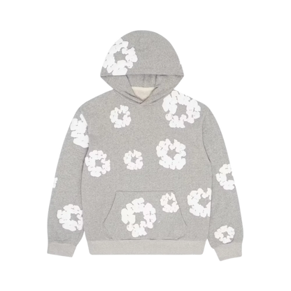 DENIM TEARS THE COTTON WREATH HOODIE GRAY