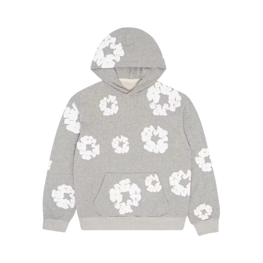 DENIM TEARS THE COTTON WREATH HOODIE GRAY