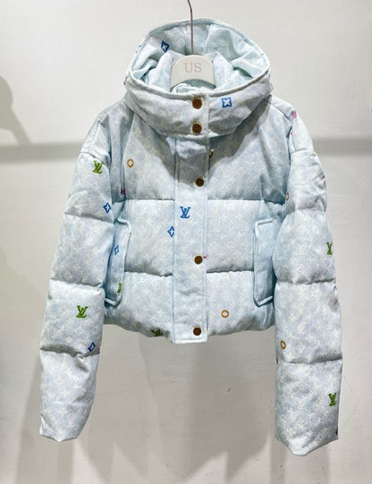 LV MONOGRAM DENIM COAT