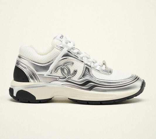 CC SNEAKERS SILVER - PREMIUM QUALITY