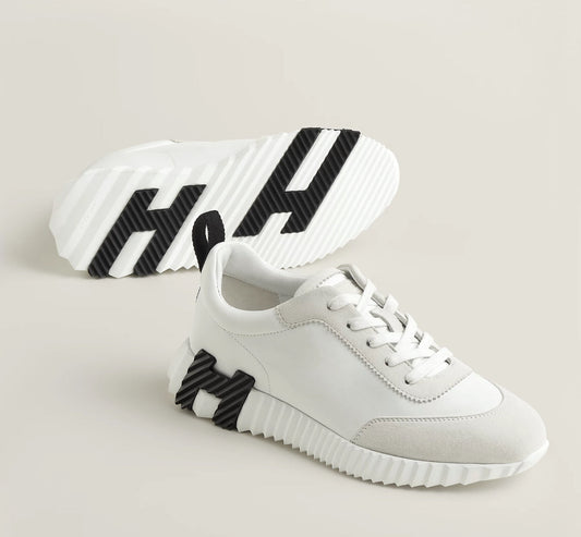 Hermes bouncing white leather