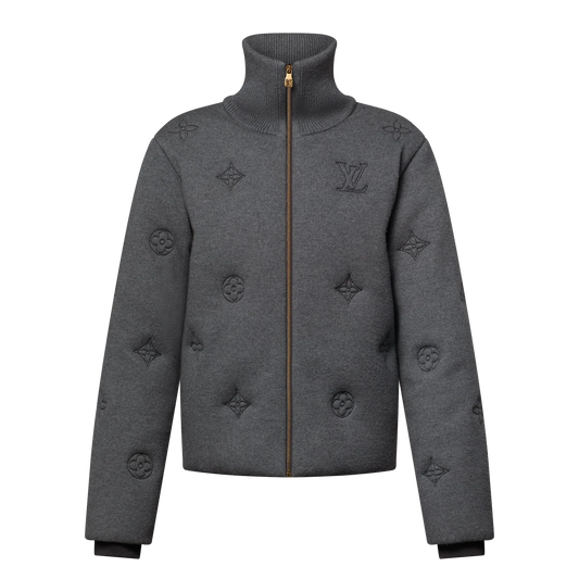 LV MONOGRAM KNITTED COAT