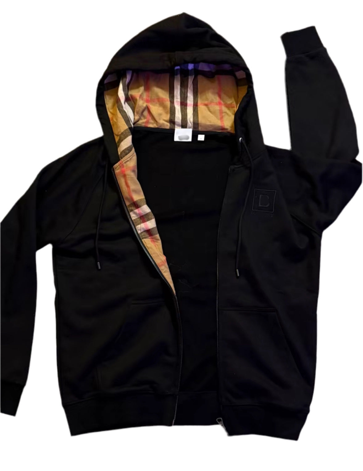 Burberry zip-up black